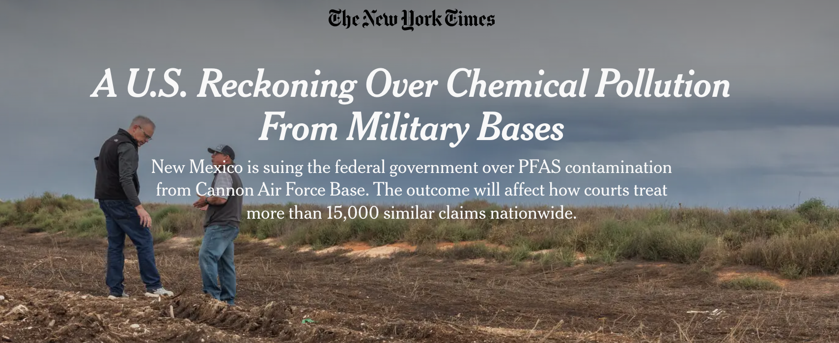 NYT headline