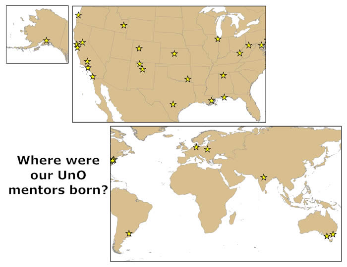 Mentor Birthplaces